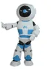 Costume de mascotte de robot bleu adulte pour adulte à porter, offre spéciale 2019