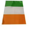 Ireland Flag 21X14 cm Polyester hand waving flags Ireland Country Banner With Plastic Flagpoles