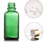 5 ml 10 ml 15 ml 20 ml 30 ml 50 ml 100 ml lege groene druppelaar flessen glas etherische olie vloeistof aromatherapie pipet parfumcontainers in voorraad