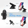 Caricabatterie wireless per auto da 10 W per iPhone X XR XS MAX Caricabatterie Qi Supporto di ricarica Samsung S9 Plus Note 9 S8