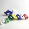 10mm 14mm 18mm Plastic Keck Clip for Glass Bong Adapter Downstem Water Pipes Tillverkare Laboratorie Lab Clamp Colorful Clips Connect