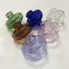 Tampa de carboidrato de vidro para quartzo Banger Nails Coleções Acessórios para fumantes Tubos de água Dab Pigs Bongs Bubbler Bubble Dome Cartoon