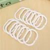 12 stks / pak Douchegordijn Haak Hanger Plastic Ring Bath Drape Loop Sluiting