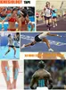 Yeni Iki Boyutu Elastik Kinesiyoloji Spor Bant Kas Ağrısı Bakımı Terapötik Gym Fitness Tenis Koşu Diz Kas Koruyucu Makas