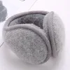 Ear Muffs Adult Unisex Earmuffs Winter Warmer Thicken Plush Fluffy Solid Earlap Headband Alert Girls Warmer1