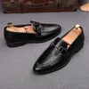 Rivet Pointed NEW 4A4d9 Men Slip-On Flats Dress Gentleman Formal Shoes Male Wedding Evening Prom Shoes Sapato Social Masculino