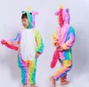 Nette Einhorn Nachthemden Baby Mädchen Bademantel Flanell Kinder Mit Kapuze Einteilige Pyjamas Kinder Nacht Tragen Kleidung Hause Cosplay Pyjamas RRA1685