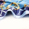 Fashion-Luxury Brand Women Twill Silk Scarf Letter Chain Print Square Scarveraps Fashion Hijab