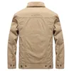 Vinter Men Bomber Jacket Warm Men's Jackets Fleece Casual He Tactical Outerwear Thick Jackets Manliga rockar