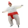 Halloween-kostuums COS Grappige Sumo Kostuum Props Stage Show Cartoon Doll Opblaasbare Kleding Service Veel kleuren