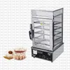 전체 상업용 기선 디스플레이 편리한 롤빵 기선 빵 음식 더운 따뜻한 박제 빵 증기 기계 255g