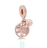 S925 jóias de prata esterlina diy contas se encaixa pandoraly ale charme para pandoraly pulseiras para mulheres para europeu rosa ouro pulseira colar