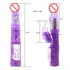 10 Modes Gelée Vibration Rotation Lapin G Spot Vibrateur Masseur Sexy Perles Tourbillonnantes et jouets sexuels vibrants pour femme J0213