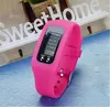 2017 Newest Men Womens Silicone LED Walking Distance Pedometer Calorie Counter Watch Smart Bracelet Smart Wristband