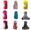 Fluwelen Premium Durag (24 kleuren) 360 Golven Extra Lange riemen voor Mannen Pruiken Doo Durag Biker Hoofddeksels Hoofdband Piraat Hat Du-Rag Cosplay Hat