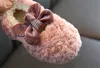 브랜드의 새로운 유아 신생아 크롤링 신발 소년 소녀 양고기 슬리퍼 Prewalker 트레이너 모피 겨울 동물 귀 첫 번째 워커