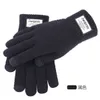 Fashion-handschoenen touchscreen functie in de vinger gebreide handschoenen effen kleur warme spandex handschoenen