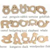 Massaggiagengive per bambini fai-da-te Set 15 pezzi Giocattolo in legno di faggio naturale biologico tagliato a mano Animale Massaggiagengive in legno per bambini Make Baby Smart4919811