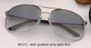 factory supply nieuwe Vrouwen Metalen zonnebril grote lens Zonnebril Mannen Retro gradiënt shield Zonnebril Vrouwelijke G15 bruin UV400 vintage o209m