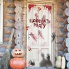 Хэллоуин 3D наклейка наклейка Ужасы украшения Bloodbath Стекло Windows Ванная комната Орнамент Ужасно Кровавая Напуганная кровь Радиостянки Стены Стены DHL DHL