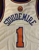 Annuncio economico TOP NYN # 1 Amar'e Stoudemire Maglia bianca Maglia Uomo XS-5XL.6XL Maglia da basket cucita Retro NCAA