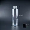 Bottiglia per bevande in plastica Bottiglie per succhi da 250-550 ml Bottiglie per acqua quadrate piatte rotonde trasparenti Tazza per bevande a prova di perdite con coperchio GGA3486-5
