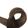 Ombre Tape in Hair Extensions Seamless Remy Hair Weft Color 2 Brown Fading to 3 and 27 Honey Blonde Dip Dyed Human Hair 40 Pcs 16850085