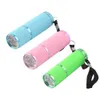 Mini LED Flashlight Lamp UV Light Nail Dryer Portable for Nail Gel 15s Fast Dry Nail Polish Curing Lamp