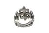 Fashion Stainless Steel Cross Ring Man Woman Punk Hip Hop Ring Jewelry