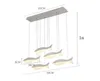 Modern LED hänge ljus för matsal kök rum bar ac85-265v hem inomhus fisk deco hängande hänge lampa fixtures myy
