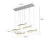펜던트 램프 설비 MYY 매달려 주방 룸 바 AC85-265V 홈 실내 물고기 데코 식사 현대 LED 펜던트 조명