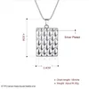 Collier en argent sterling plaqué 18 pouces Collier pendentif géométrie rayé ananas DHSN401 Hot 925 plaque d'argent Pendentif Colliers bijoux