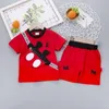 2PCS Toddler Kids Neonati Completi T-shirt Top + Pantaloni Completi per ragazze Set Tuta estiva per ragazzi