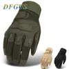 Gants tactiques militaires Hommes Sports de plein air Full Finger Hiver Guantes Combat Gants tactiques de l'armée mâle