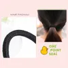 100 PCSSet Black Elastic Hairbands For Girls Fashion Women Scrunchie Gum för hårtillbehör Elastiska hårband3460473