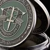 5pcs 미국 미국 육군 공예 특수 부대 니스 녹색 군사 베레트 금속 챌린지 동전 수집품 8002151