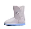 Kvinnor Stövlar Glitter paljett WGG Classic Designer Snow Winter Boots Ankel Mini Kort knäsknapp Bling Boot Direct Selling