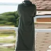 Islamic Muslim Arab Sweatshirt 2019 Men Long Sleeve Hooded With Pocket Abaya Saudi Arabian Long Hoodies Robe Men Muslim Clothing