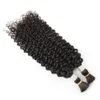 Brezilyalı Kıvırcık Saç Örgüsü için Jerry Curl No Weft 3 Bundles Hint İnsan Saç Uzantısı 4550084