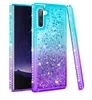 Glitter Färgglada Quicksand Bling Diamond Flowing Liquid Floating Girls Women Case for Samsung Galaxy Not10 / S10 / Plus / A10E / A20E / A20 / A30 / A50