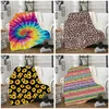 printed fleece throws