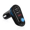 AP02 Bil Charger Bluetooth Car Kit Handsfree FM Sändare Wireless A2DP Cars Mp3 Player Support U Disk Dual USB 5V 3.1A