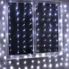 3 M X 2 M Lumières De Noël 110 V 220 V Romantique Fée Étoile LED Rideau Chaîne Éclairage Pour Vacances De Mariage Guirlande Partie fenêtre décoration lumière