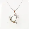 qimoshi collier grenouille en pierre naturelle pendentif 12 pièces unisexe couleur mixte anniversaire cadeau adulte mignon simple collier en gros