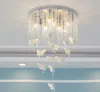 Nouveau Pendentif Pendentif Lampes Résine Angel American Retro Crystal Crystal Chambre Chambre à coucher Restaurant Italore Princesse étrangère Chandelier Myy