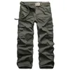 Pantaloni cargo Tuta da uomo Abbigliamento militare da uomo Pantaloni tattici Stile Tasche da lavoro Tasche Pantaloni dritti da combattimento