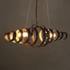 Spiral Spring Industrial Hanging Lamp Bar Retro Vintage Pendant Light Hanglamp Loft Cuisine Plafond Luminaire Suspendu