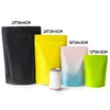 Bolsa de almacenamiento de alimentos en polvo de colores de alta calidad, bolsa de pie termosellable, bolsa de papel de aluminio con cremallera autosellada LX2962