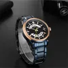 Relogio Masculino Curren Mens Watchs Luxury Top Brand Men's Fashion Casual Steel Watch Military Quartz Wristwatch Reloj Homb228Y