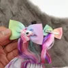 Estensioni per capelli parrucca riccia per bambini ragazze code di cavallo unicorno testa per capelli clips bobby pins per capelli accessori per capelli 1067071332